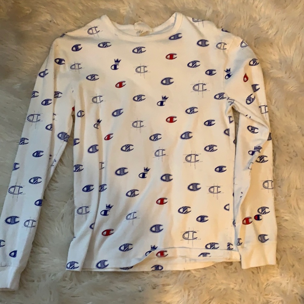 champion long sleeve small shirt